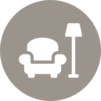 Host your friends at the spacious social lounge
